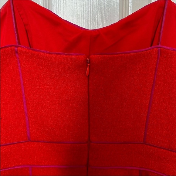 Banana Republic Sleveless Piped Corset Wool Blend Romantic Feminine Mini Dress. - Picture 7 of 13